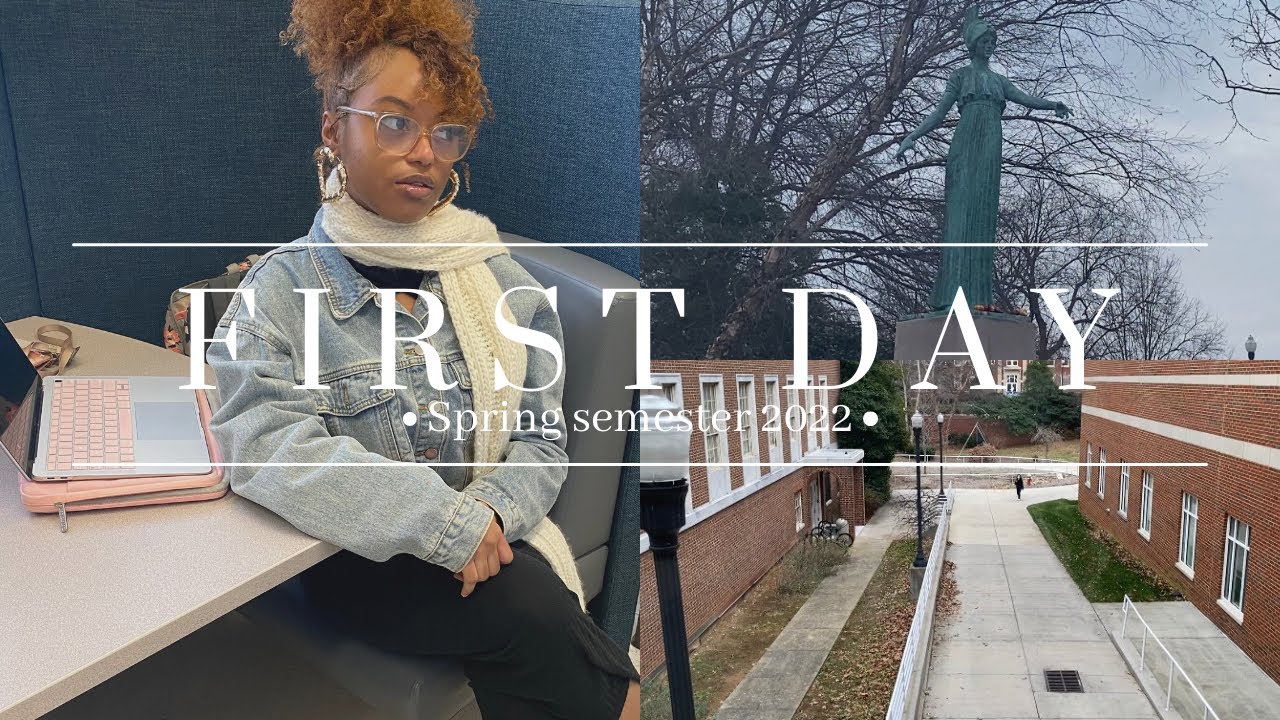 prepping for spring semester of college 2022 | first day of class