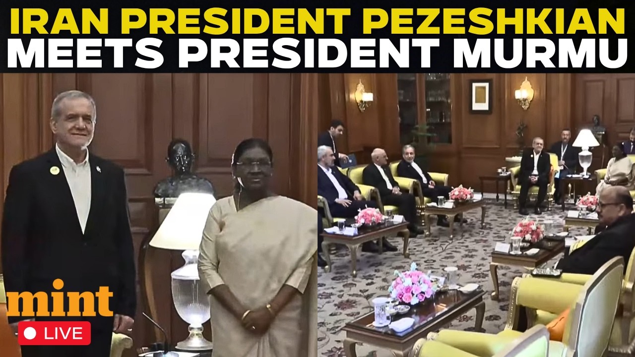 BRICS Summit 2026 LIVE | Iran President Pezeshkian Meets President Murmu In Delhi