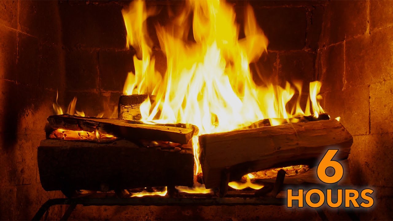 Classic Crackling Fireplace | 6 Hour Relaxing Ambience from Fireplace For Your Home - 1080p HD