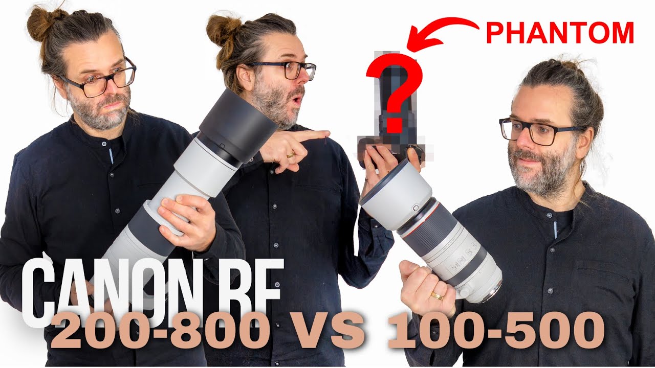 Das glaubt mir keiner! Canon RF 200-800mm vs 100-500 (vs das Phantom!)