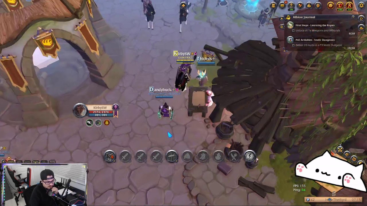 Pew Pew Lets try Cbows Out! Lets Try Albion Online! Day 7