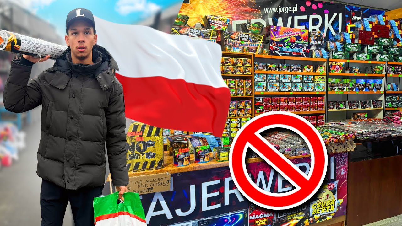 VERBODEN VUURWERK OP ZWARTEMARKT POLEN🇵🇱 #VLOG83