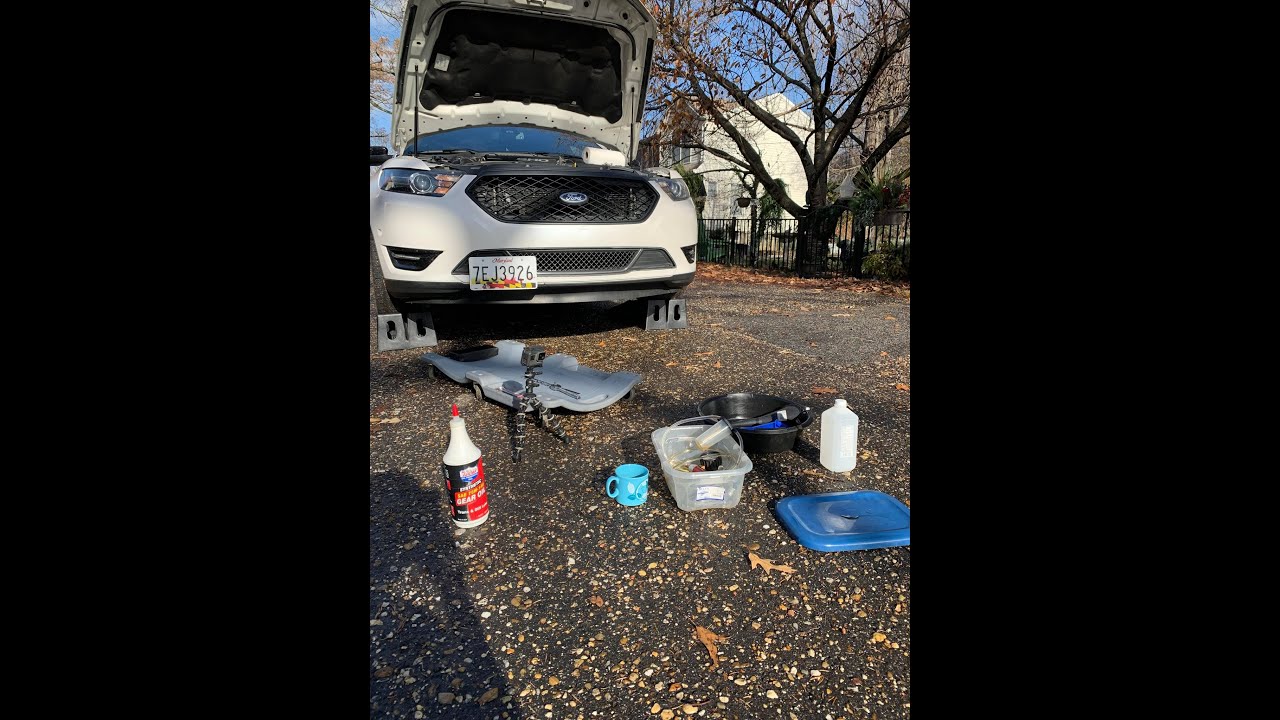 2015 Ford Taurus SHO PTU transfer case  fluid change