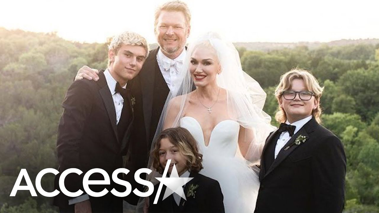 Gwen Stefani’s Sons Suit Up In Sweet Wedding Pic