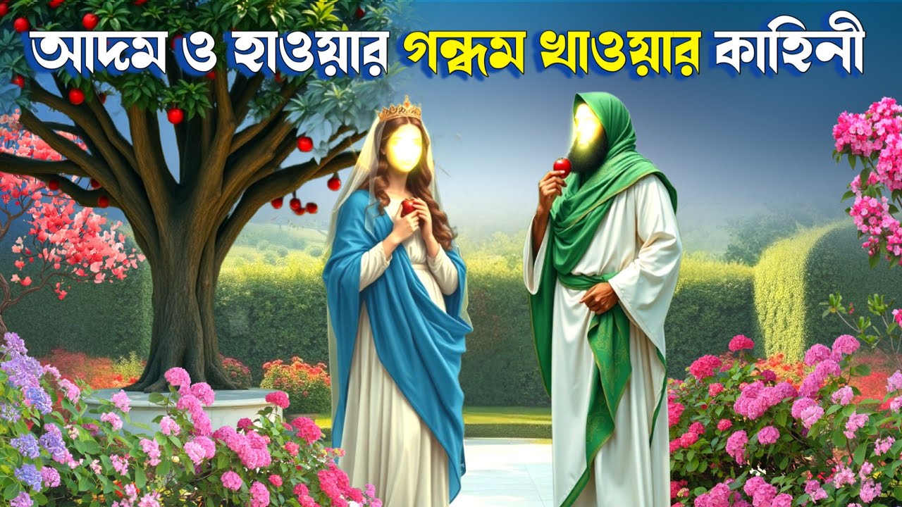 আদম ও হাওয়ার সৃষ্টি এবং গন্ধম খাওয়ার কাহিনী | ইসলামিক কাহিনী | শয়তানের প্রথম ধোঁকা | Islamic Story
