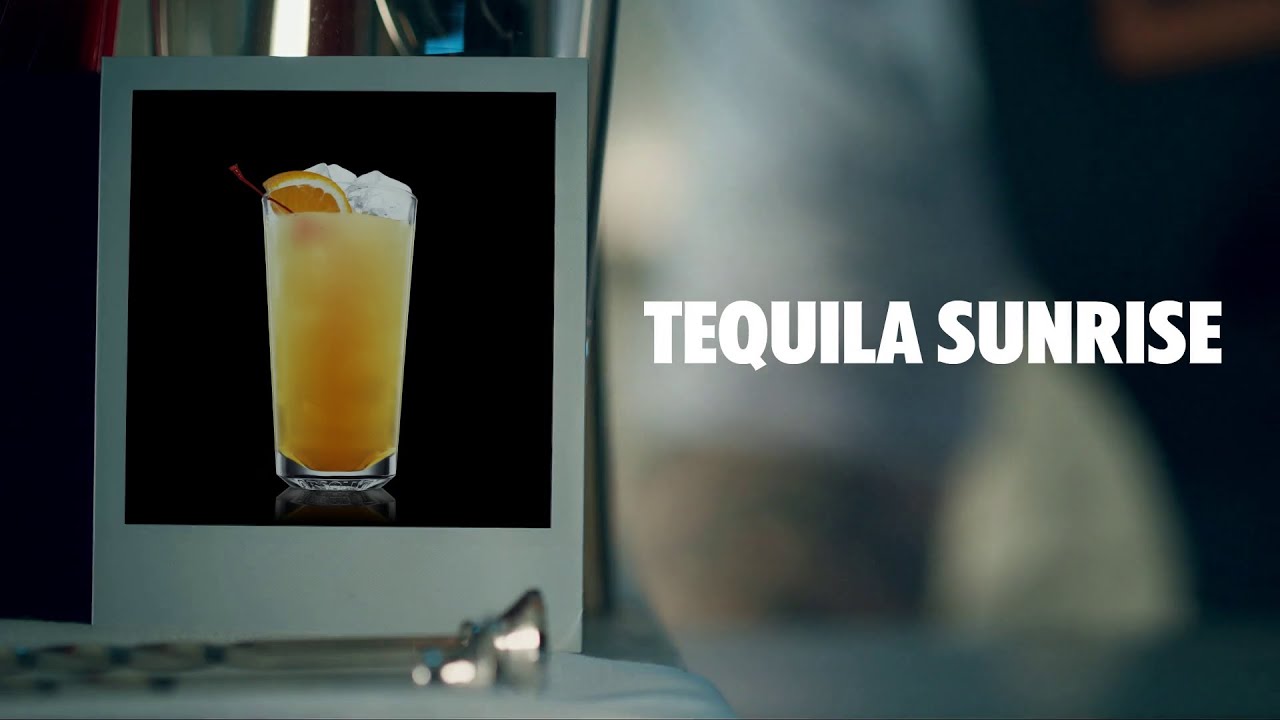 TEQUILA SUNRISE DRINK RECIPE - HOW TO MIX