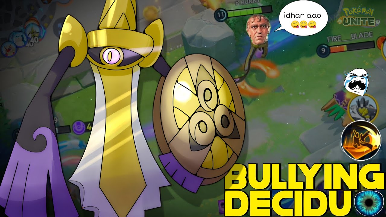 AEGISLASH TROLLED DECIDUEYE BADLY IN SOLO QUEUE 😂 | POKEMON UNITE 