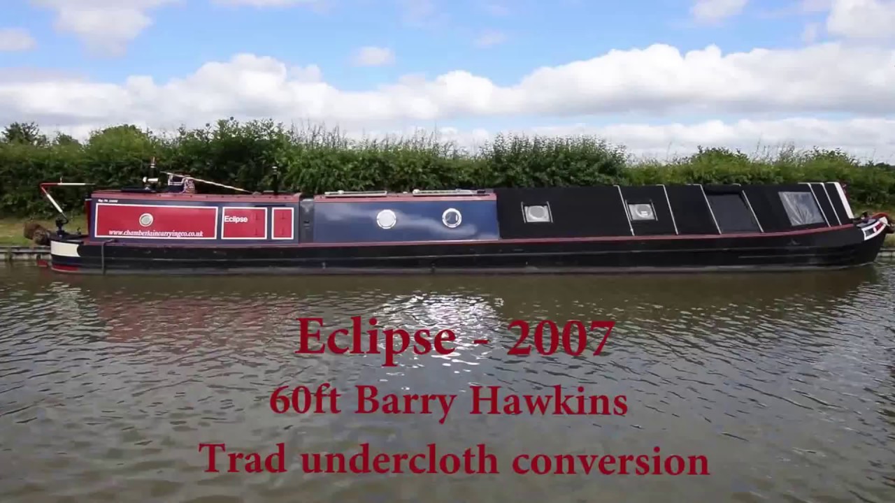SOLD - Eclipse 60ft Barry Hawkins Traditional undercloth conversion narrowboat