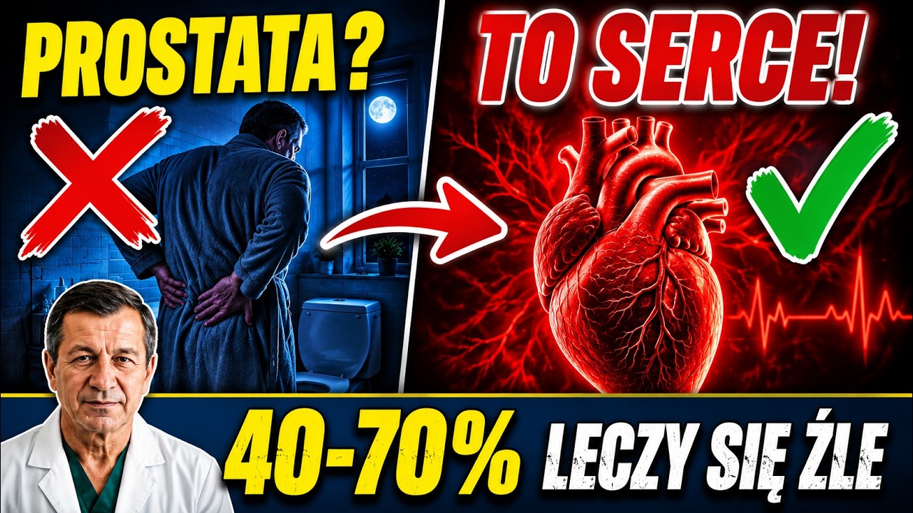 Wstajesz w nocy do toalety? To NIE prostata &mdash; Kardiolog ujawnia PRAWDĘ (70% Polak&oacute;w leczy się ŹLE)