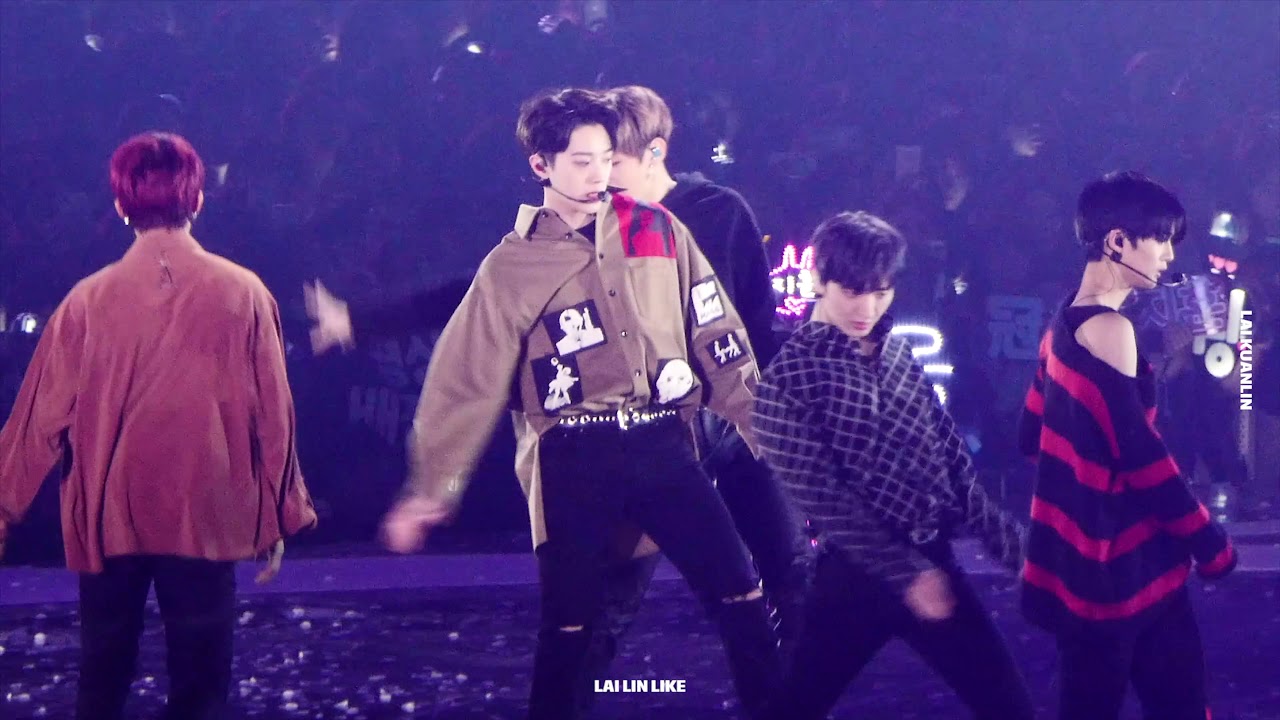 190124 WANNAONE Therefore 라이관린 활활 직캠 4K