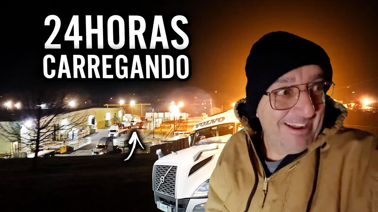 24 HORAS CARREGANDO CAMINHÁO MEU FILHO ME AJUDOU