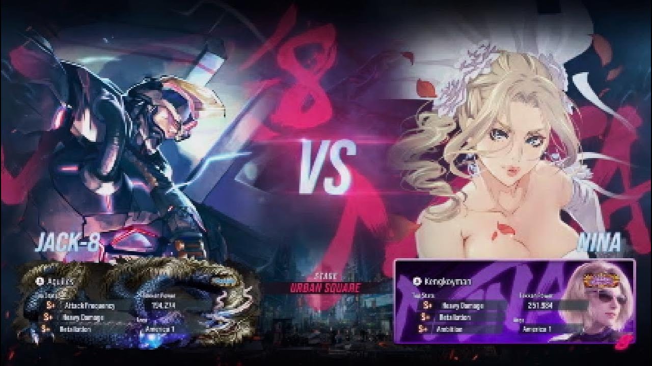 TEKKEN™8 Group Matches  Jack-8 (AGUILEZ) vs. Nina (KENGKOYMAN) part 1 4K!