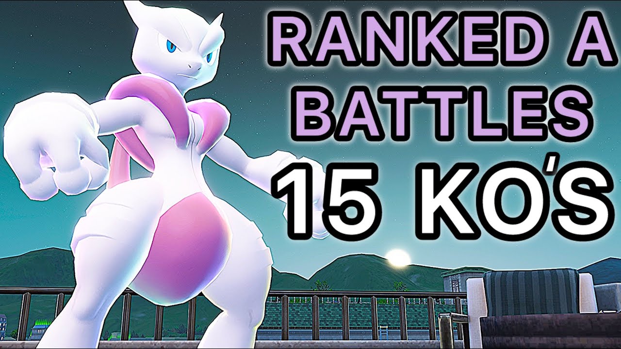 MEGA MEWTWO X GETS 15 KO'S in Pokemon Legends ZA Ranked Battles