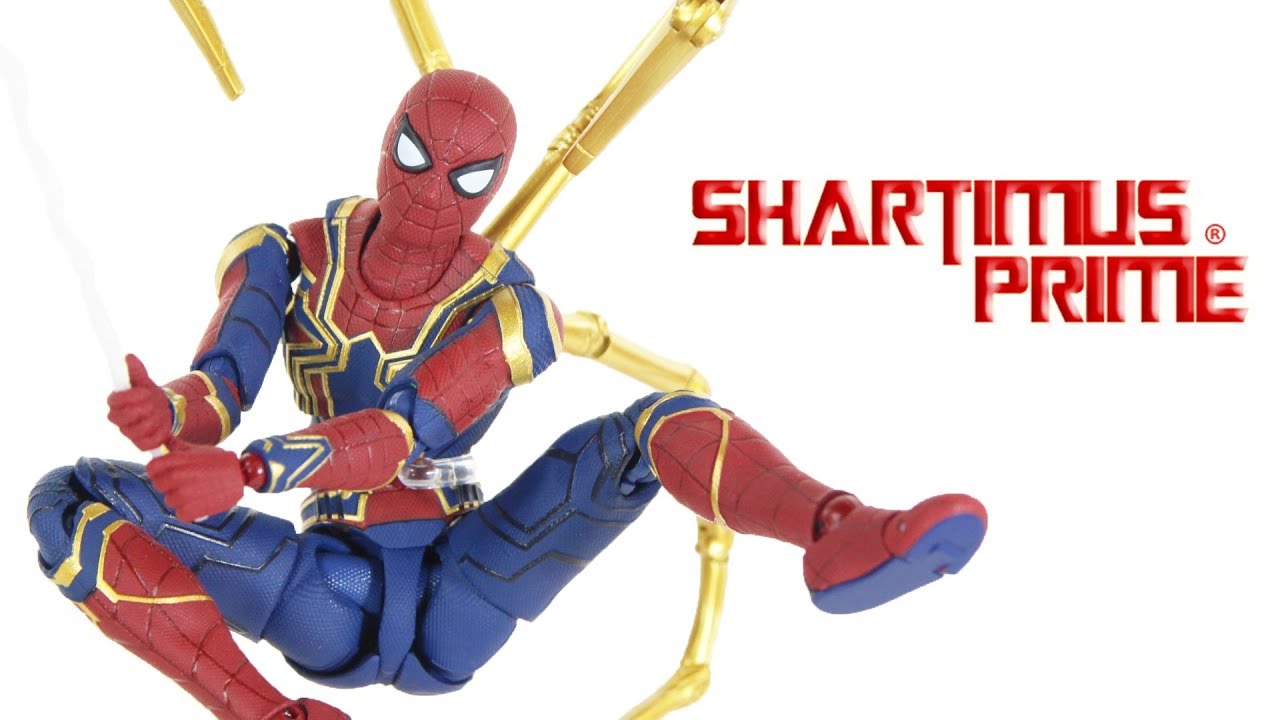 Обзор фигурки SH Figuarts Iron Spider от Мстителей: Война бесконечности. Фильм Человек-паук Banda...