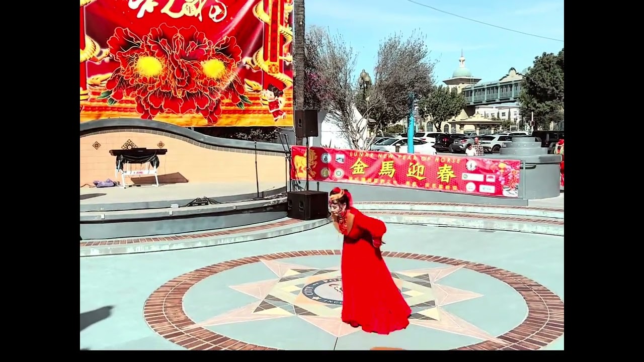 2026 洛杉矶pomona“金马迎春”文化节表演蒙古舞《不落的太阳》