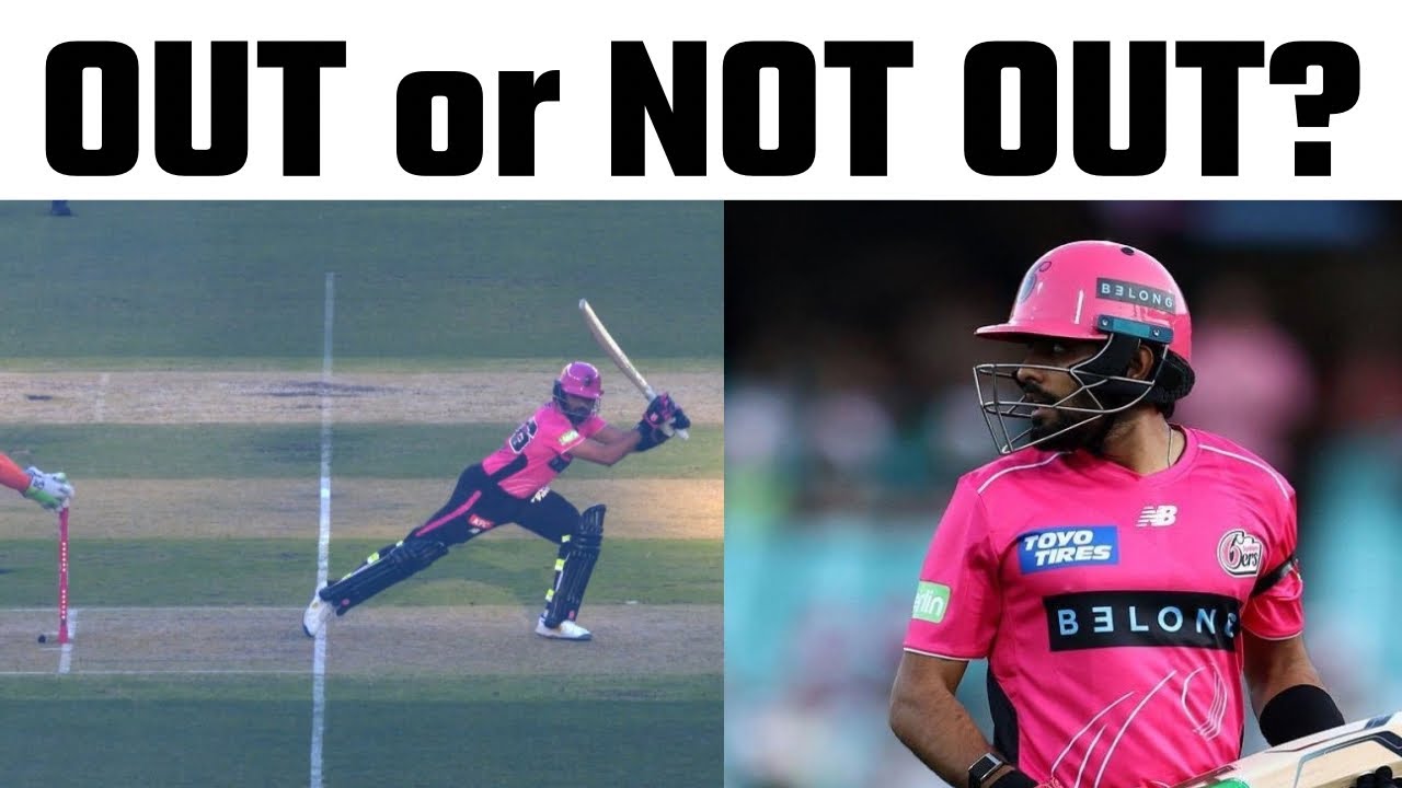 Babar Azam Stumped Controversy Explained | Babar goes for Duck in BBL 15 | Sydney Sixers 