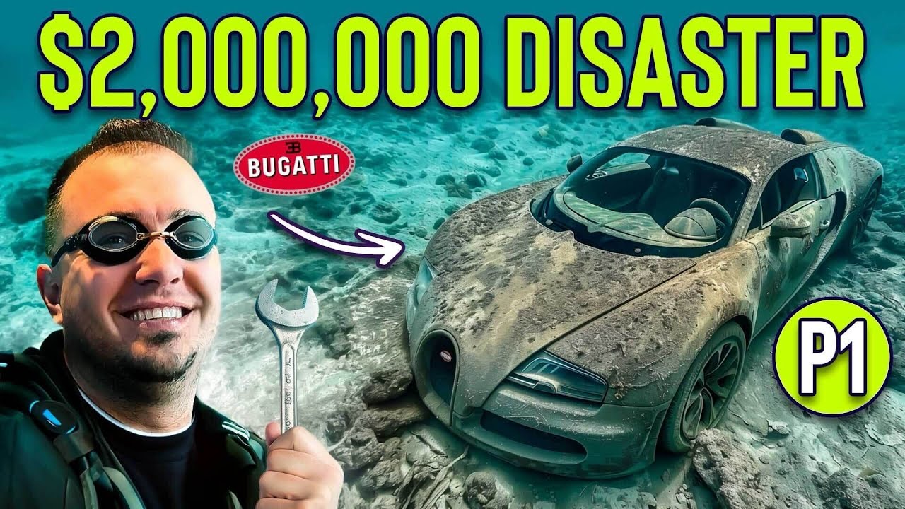 Восстановление затопленного Bugatti Veyron | ЧАСТЬ 1