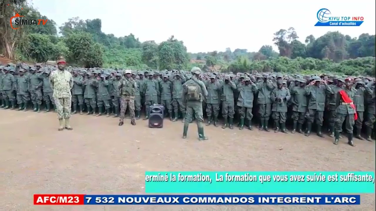 AFC/M23 : 7 532 nouveaux commandos jurent de libérer la RDC au sein de l'ARC