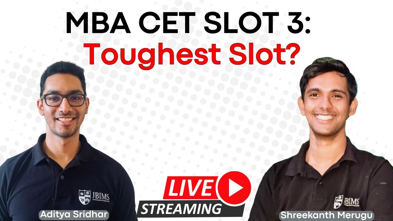 MBA CET 2026 Slot 3 Analysis: Toughest Slot So Far?