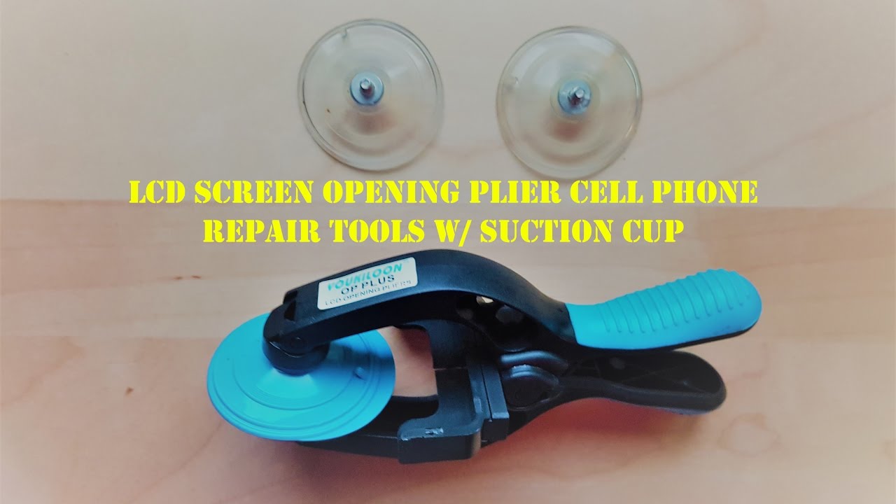 LCD Screen Opening Plier Cell Phone Repair Tools W/ Suction Cup