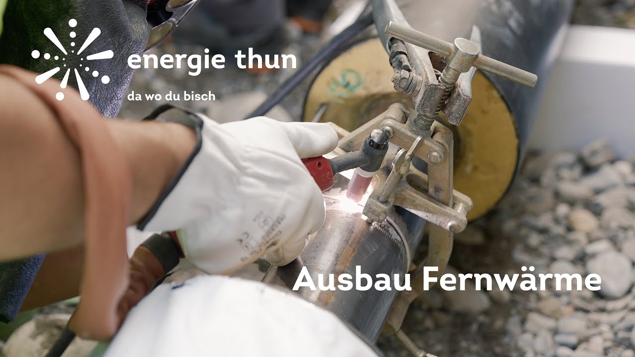 Wie Fernwärmeleitungen verlegt werden.