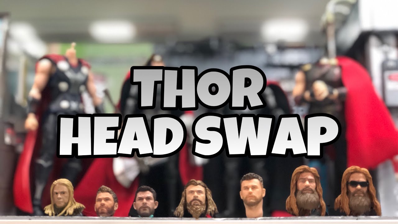 HEAD SWAP: SH Figuarts & Mezco Thor 1/12 Scale Action Figure from Infinity War and Avengers Endgame