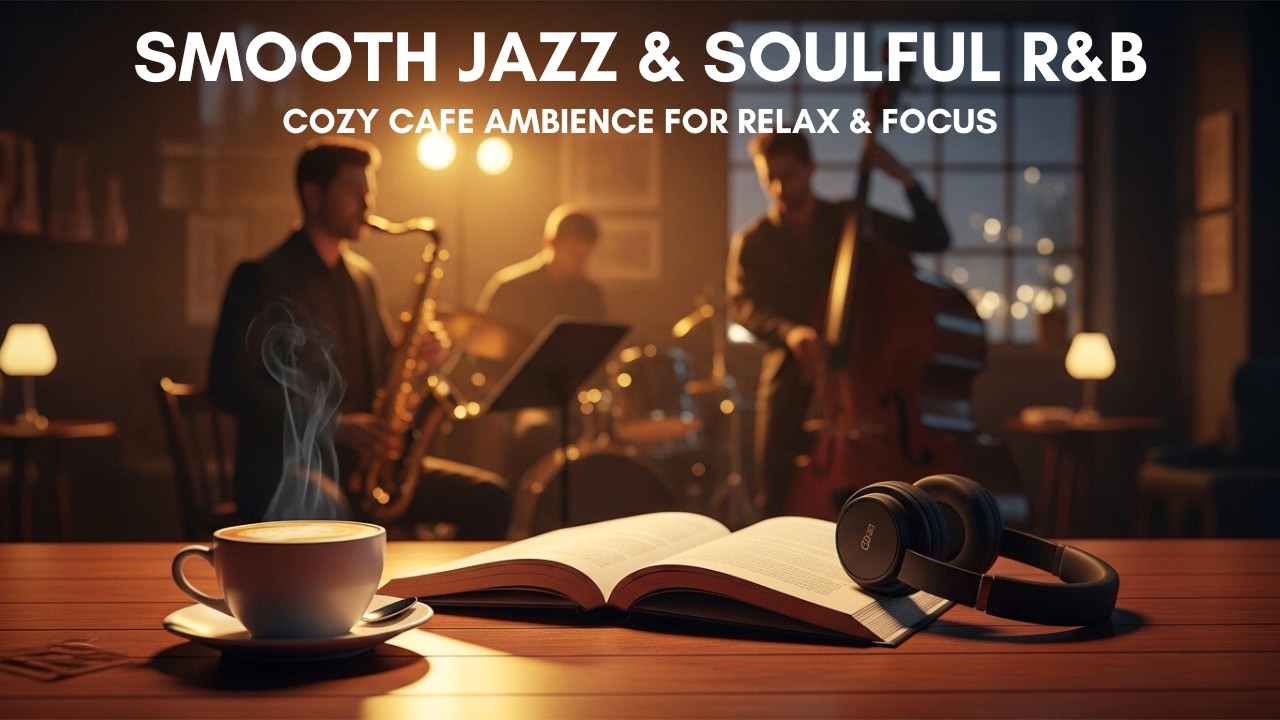 Smooth Jazz & Soulful R&B Grooves: Cozy Cafe Ambience for Relax & Focus