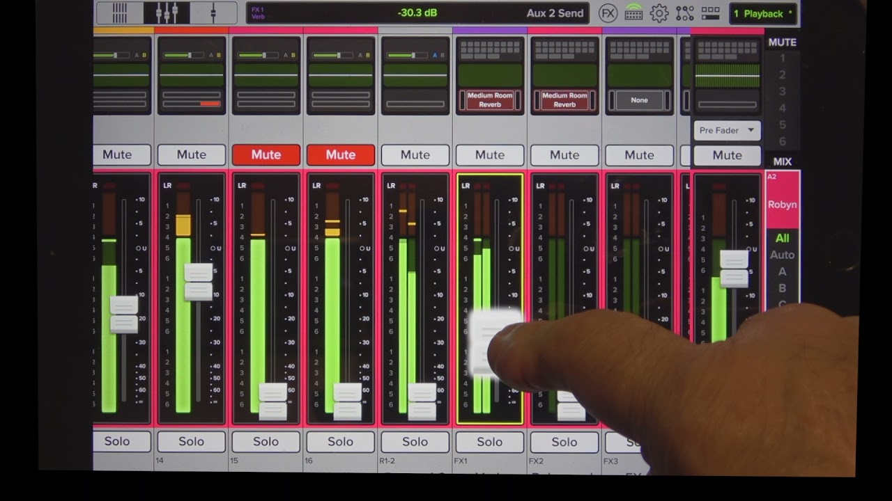 Mackie Master Fader FX 