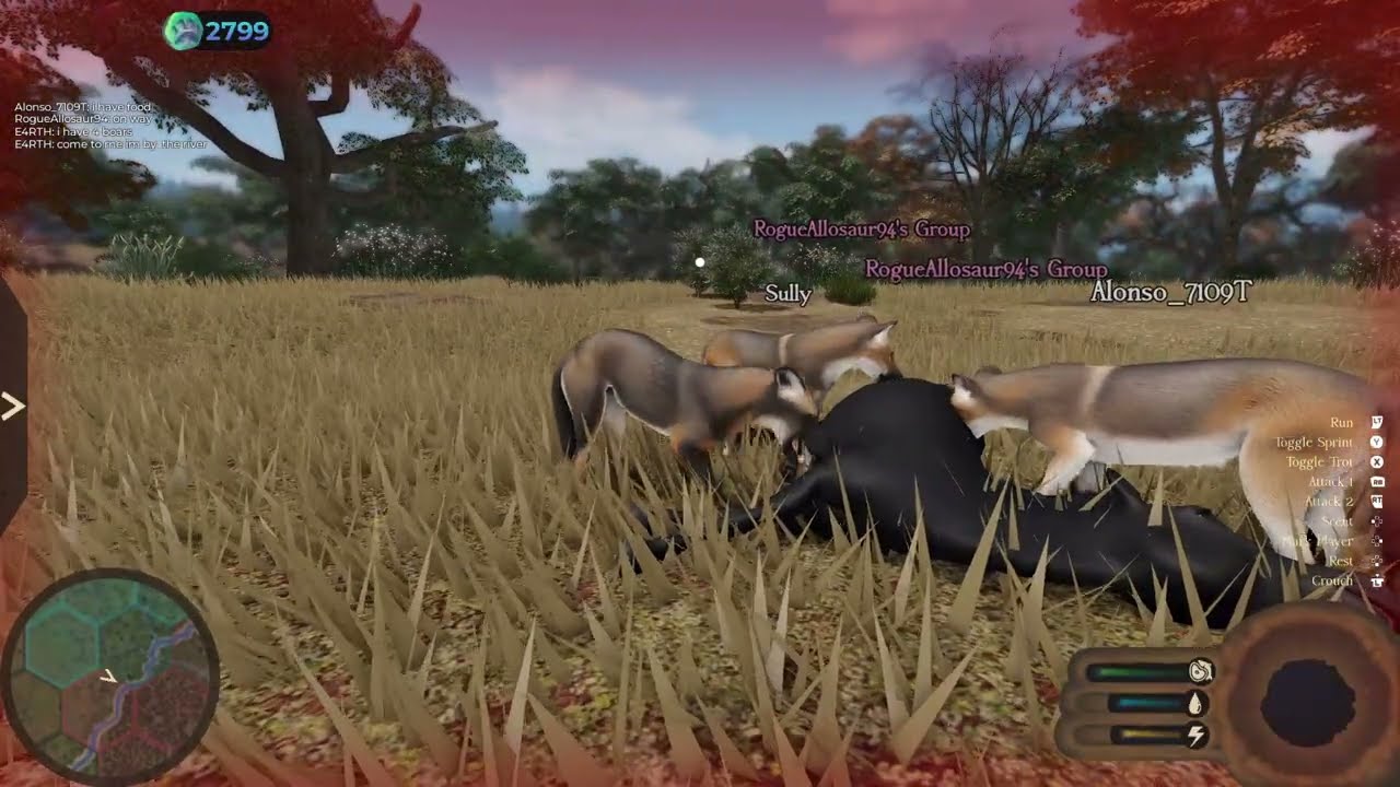 Dire wolf Hunt on the Western Horse