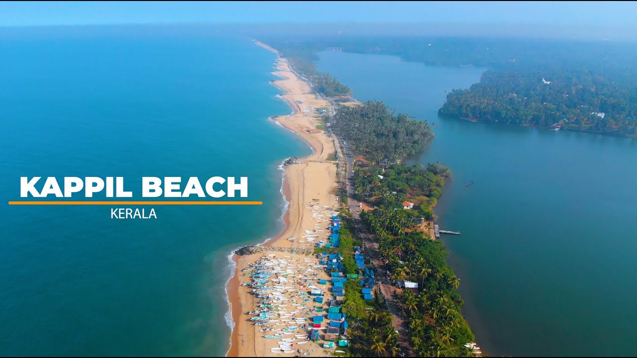 The MARVELLOUS Kappil Beach |Drone Shots 4K | Kerala Tourism