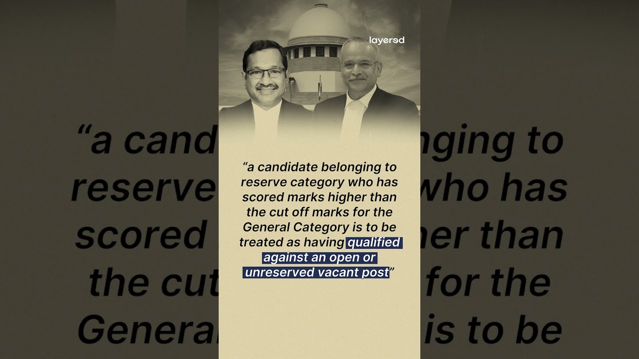 Supreme Court Clarifies Quota vs Merit in Government Jobs