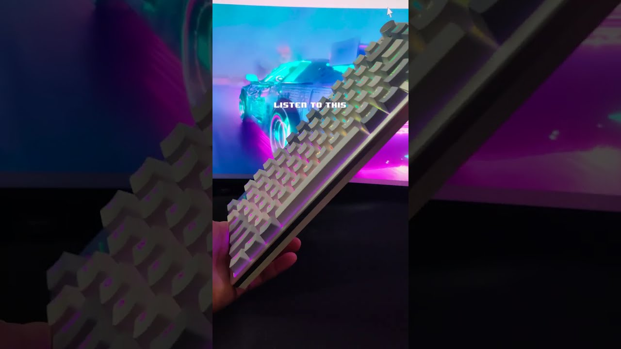 Mchose Z75 with firefly switch is clicky indeed!