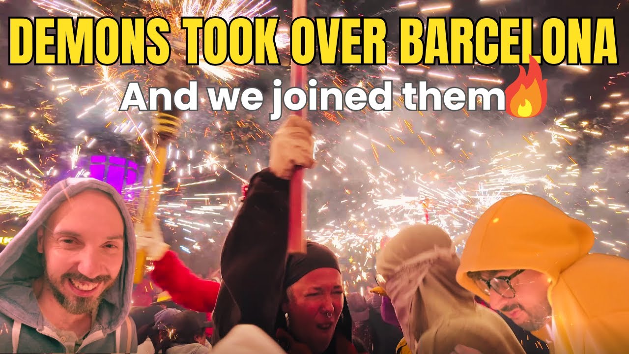 Hell Broke Loose in Barcelona! — And We Were Right in the Middle 🔥