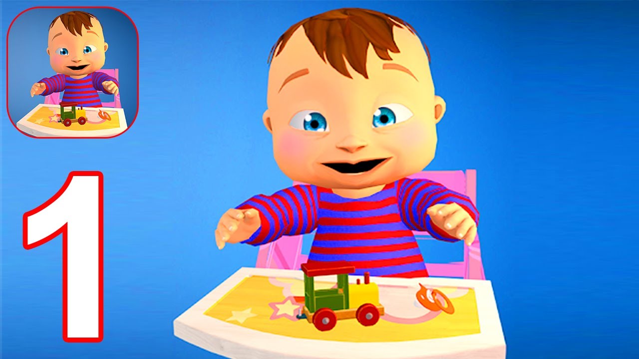 Virtual Baby & Babysitting Walker Game: Fun Baby - Gameplay Walkthrough Part 1 (Android, iOS)