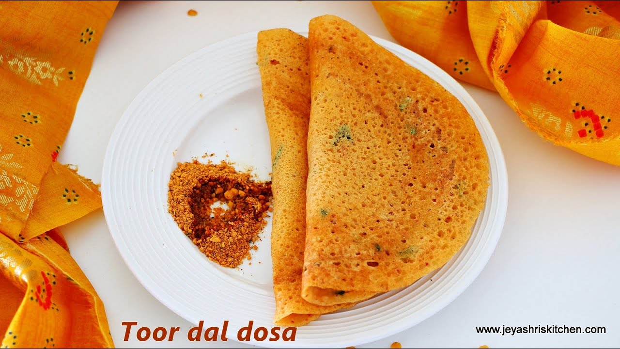 Toor dal dosa recipe - No fermentation needed Dosa - Thuvaram paruppu dosai