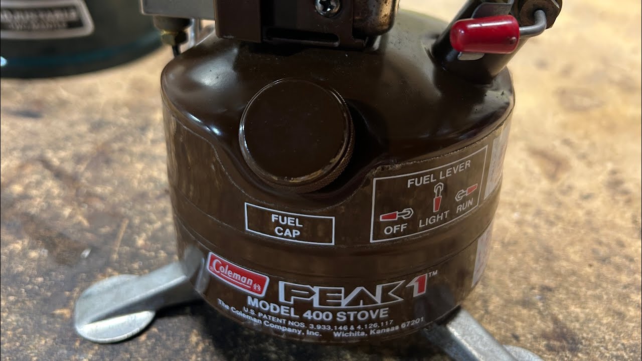 Coleman Peak model 400 stove light up