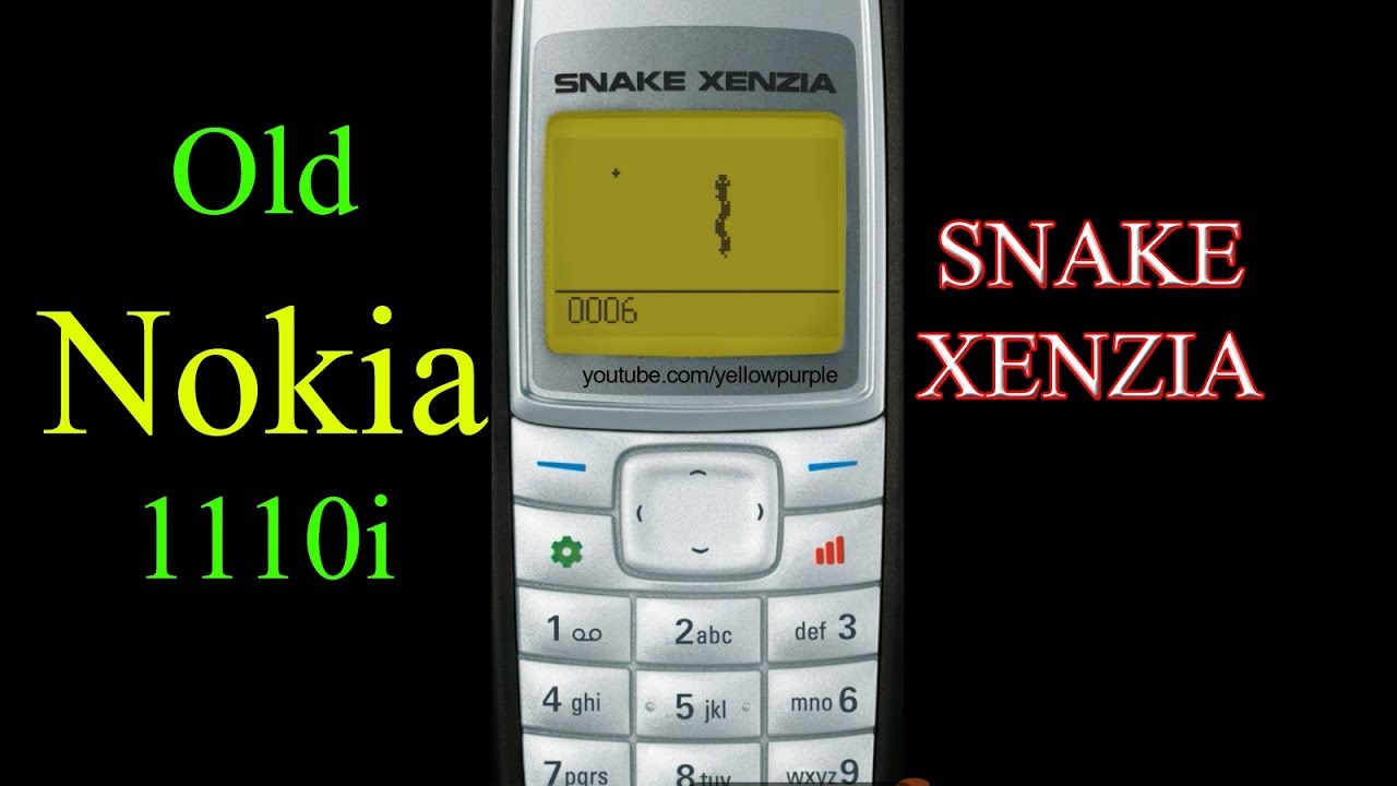 Snake Xenzia old nokia 1110i  game