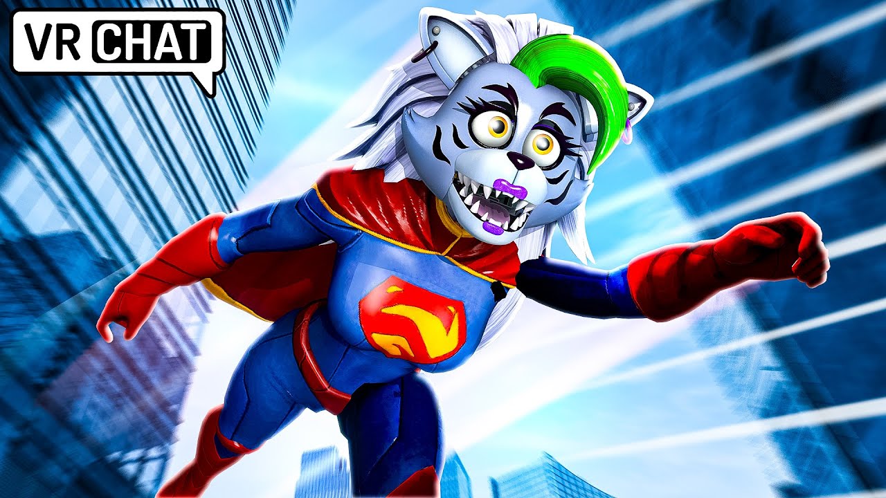 Roxanne Wolf BECOMES a SUPERHERO in VRCHAT