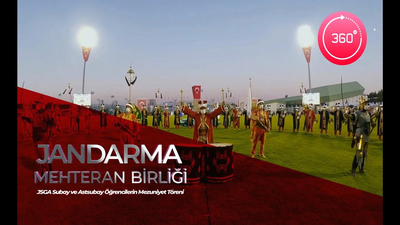Jandarma Mehteran Birliğimizin Mezuniyet Töreni Gösterisi