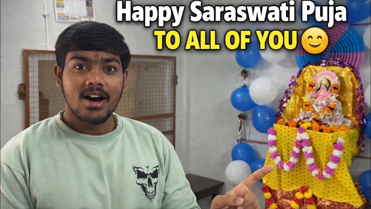 ହସ୍ଟେଲ୍ ରେ ସରସତି ପୂଜା କିପରି ପାଳନ କଲୁ 😳😁 । Happy Saraswati Puja TO ALL OF YOU😊