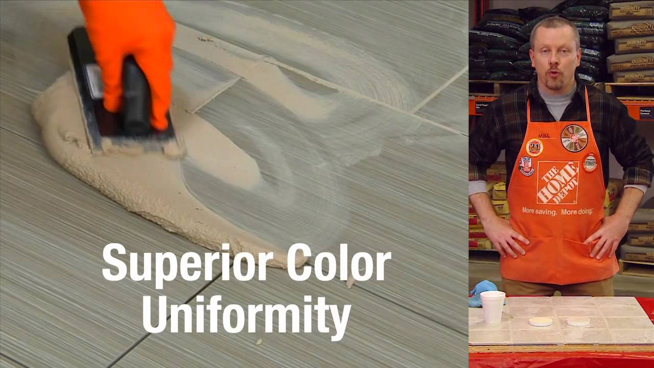 Fusion Pro Single Component Grout - The Home Depot