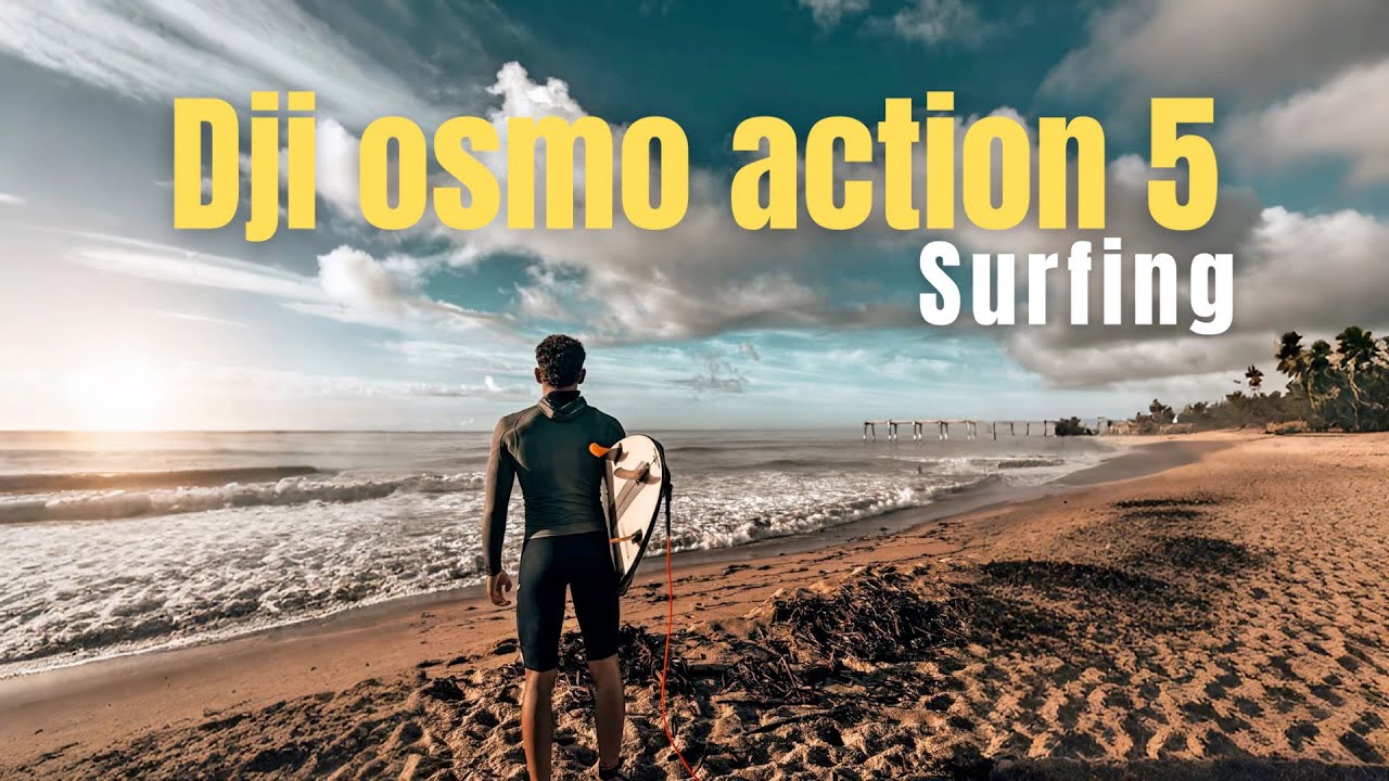 Umboxing Dji Osmo Action 5 Pro | Tudo que você precisa saber sobre essa câmera + surf !
