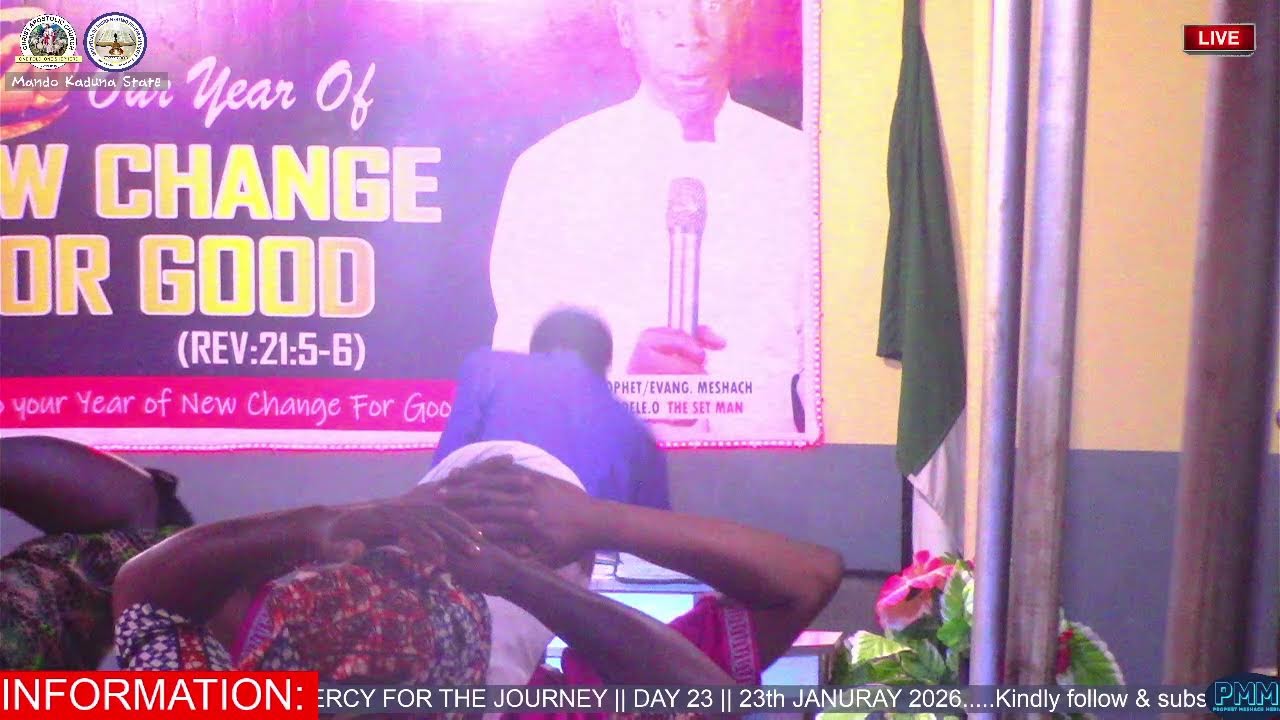 40 Days Prayer And Fasting || MERCY FOR THE JOURNEY || DAY 23 || 23rd-JAN-2026