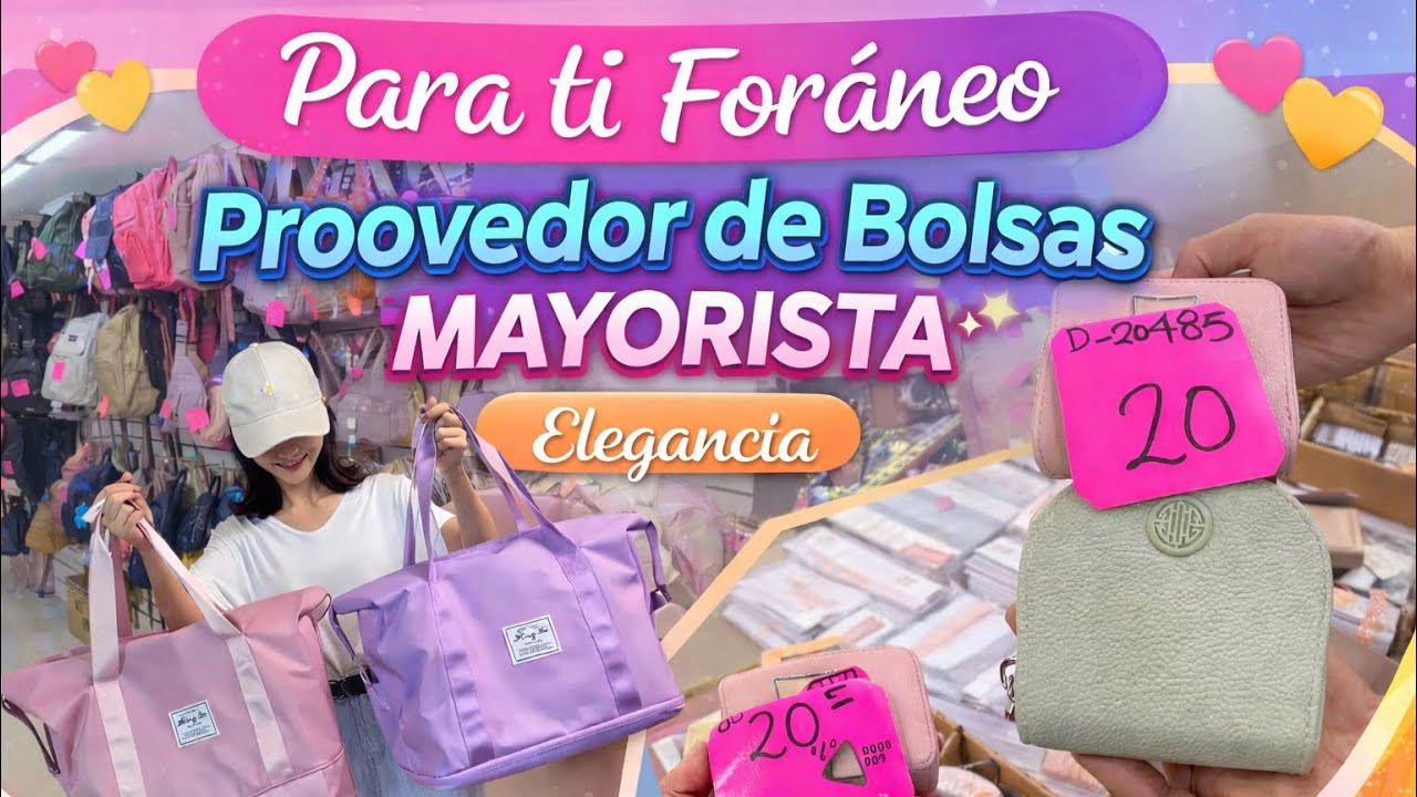 NUEVA TIENDA Bolsas Extremadamente Económicas, Carteras y Monederos desde $20 Pesitos😱QUE LOCURA!👜✨