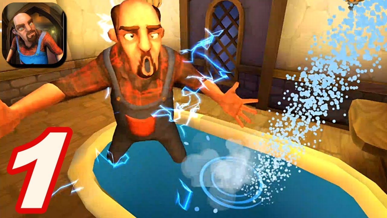 Scary Neighbor 3D &mdash; Уровни 1-8 | Прохождение игры, часть 1 | Геймплей на Android HD
