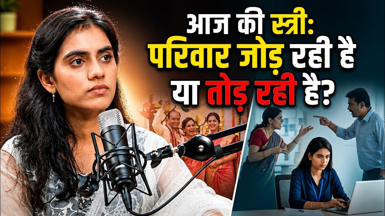 आज की स्त्री: परिवार जोड़ रही है या तोड़ रही है | Modern Women | Family Values | Women Empowerment