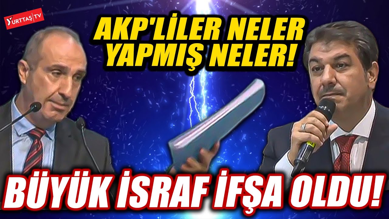 AKP neler yapmış neler! Doğan Subaşı büyük israfı ifşa etti!