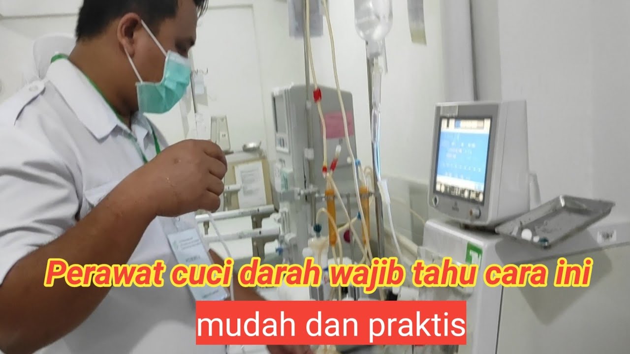 Cara melakukan Priming di mesin Nipro