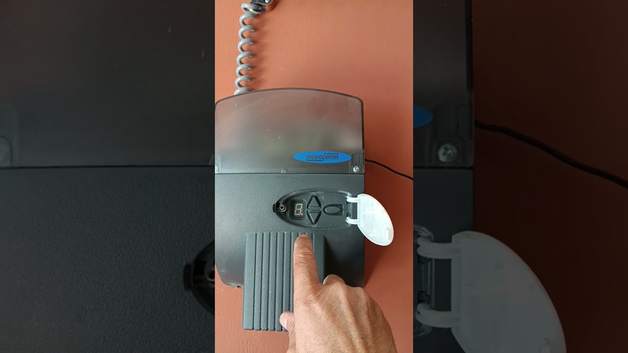 programacion motor novoport III puertas seccionales y mandos de novoferm
