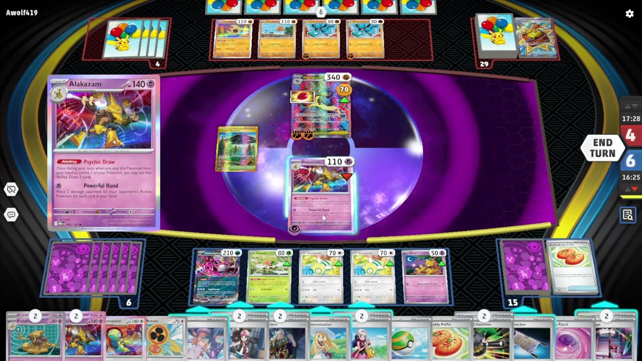 Pokémon Tcg Live   Standard Ranked 2026 Januar   05 Alakazam Powerfull Hand